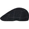 LIPODO Coppola Dilton Herringbone Uomo - Cappellino in Lana Cappello Piatto con Visiera, Fodera, Fodera Autunno/Inverno - M (57-58 cm) Blu Scuro