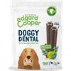 Edgard Cooper Doggy Dental per Cani - TAGLIA MEDIA - Confezione da 7 pezzi - Mela ed Eucalipto