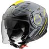 PREMIER Casco Jet Premier Cool Evo con Sunvisor Grigio Opaco, TAGLIA Tg. XS