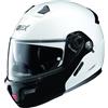 GREX Casco Grex Modulare G9.1 Evolve Couple N-com Metal White, TAGLIA Tg. XS