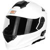 ORIGINE Casco Modulare Con Bluetooth Origine Delta Solid E06 White Gloss, TAGLIA Tg. M