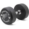 DIAMOND FITNESS Diamond Manubrio Tondo Pro Black Peso 28 kg