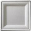 LEONE Piatto quadrato bio cm 16x16 in polpa 50 pezzi