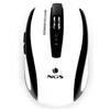 NGS Flea Advanced RF Mouse Wireless Ottico 1600DPI 6 Tasti Nero/Bianco