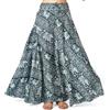 GURU SHOP Guru-Shop, Gonna Hippie, Maxi Gonna, Verde Scuro, Sintetico, Dimensione Indumenti:40, Nullxnullxnull cm, Gonne/Lungo