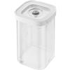 ZWILLING FRESH & SAVE CUBE Scatola, Taglia 2S, Contenitore modulare e impilabile, Conservazione ermetica e sottovuoto, Lavabile in lavastoviglie, Trasparente