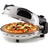 Ariete 918 Forno Pizza - Pizza in 4 minuti - Piastra in pietra refrattaria con trattamento antiaderente - Temperatura max 400° - 1200 Watt - Timer 30' - Bianco