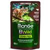 MONGE GATTO LARGE BWILD BUFALO BUSTA 85 GR