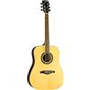 EKO GUITARS - ONE D150E NATURAL,Chitarra Acustica Elettrificata Dreadnought, Serie ONE,Amplificata con Sistema Fishman Presys II, Fasce e Fondo Mogano, Top Abete, Colore Natural