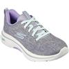 Skechers Go Walk Arch Fit 2.0 Vivid Sunset, Scarpe da Ginnastica Donna, Gray, 41 EU