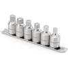 CASOMAN Set di chiavi per tappo di scarico dell'olio, attacco da 1/2, 8 mm, 10 mm, 12 mm, 14 mm, 1/2, 3/8, 6 pezzi, set di prese per servizio olio, quadrate interne