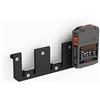 NewGround Designs Supporto da parete a batteria adatto per batterie Black+Decker 18 V - Supporto a batteria da parete (3 batterie) con viti e tasselli [Made in Germany]