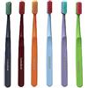 Betadent 1 SPAZZOLINO MEDIUM. Setole medie con punte arrotondate per un'azione antiplacca delicata, ma efficace. Un pezzo, colori assortiti.