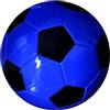 Cucuba Pallone Da Calcio Da Allenamento o Partita Misura 5 Nero e Azzurro Inter Pisa