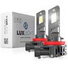 Luxlight Lampadina H8-9-11 LED EASY FIT 20'000LM 40W 12V 6500K - Kit Sostituzione Lampada Alogena per fari Anabbaglianti e Abbaglianti Auto