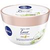 NIVEA Soufflé Corpo Cocco & Olio di Monoi in confezione da 3 x 200 ml, Crema idratante dalla texture leggera, Crema corpo arricchita da un'esotica fragranza al Cocco