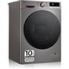 LG Lavatrice LG F4WR7009AGS Serie 700 Classe A 9 Kg 1400 rpm AI Direct Drive™ TurboWash™360˚ Inox