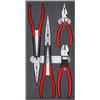 KNIPEX - 00 20 01 V16 Tools - Set di 4 pinze automobilistiche in vassoio di schiuma (002001V16)