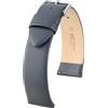 HIRSCH H HIRSCH Bracciale Toronto L - pelle di vitello italiana - classico/elegante - donna/uomo - grigio - 20 mm