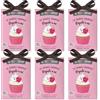 The Fruit Company 26160013 Deodorante Armadio Buste Profumate, Carta, Fragola Panna, 6 x 13 gr