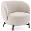 KARTELL poltrona LUNAM tessuto CURLY - 6245-C1