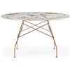 KARTELL tavolo rotondo GLOSSY MARBLE Ø 128 cm - 4580-TU