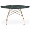 KARTELL tavolo rotondo GLOSSY MARBLE Ø 128 cm - 4580-GR