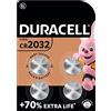 Duracell 4X Duracell Cr 2032 Lithium (1 Blister Da 4 Batterie) 4 Pile