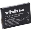 vhbw Li-Ion batteria 600mAh (3.7V) compatibile con cellulari e smartphone Sony Ericsson K310c, K310i, K510a, K510c, K510i, K600, K600i, K608i sostituisce BST-37.