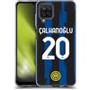Head Case Designs Licenza Ufficiale Inter Milan Hakan Çalhanoglu 2023/24 Giocatori Home Kit Custodia Cover in Morbido Gel Compatibile con Samsung Galaxy A12 (2020)