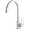 Elleci MGKBRI68 Miscelatore monocomando Cucina con canna girevole Bridge finitura Granitek Matt Bianco 68