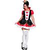 Ciao- Regina di Cuori Wonderland Costume Travestimento Bambina, Colore Rosso, Nero, Bianco, 5-7 anni, 14811