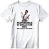 Abbigliamento personalizzate. Magliette divertenti unisex personalizzate Responsibly - personalizzate o neutre