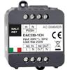 Dimmer 220Vac Comandabile da Pulsante - funzione di memoria