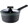 MasterPro Gastro Reeco | 16 cm e 8 cm di altezza con coperchio | Heatdot | Alluminio pressofuso riciclato | Rivestimento antiaderente | Manico Soft Touch | Per tutti gli ambienti di cottura