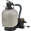 Pro.tec - Pompa Filtro a Sabbia per Piscine a 18-30 m³ Capacitá 40kg Valvola a 5 Posizioni