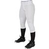 Champro Pantaloni da Softball da Donna a Vita Bassa in Poliestere Tradizionale Bianco