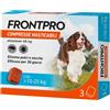 Boehringer Frontpro 68mg Per Cani 10-25 Kg 3 Compresse Masticabili