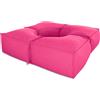 EvergreenWeb Salottino da esterno 4 moduli Fucsia