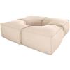 EvergreenWeb Salottino da esterno 4 moduli Beige