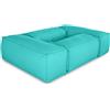 EvergreenWeb Salottino da esterno 2+2 moduli Verde acqua
