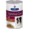 Hill's Prescription Diet I/D Digestive Care spezzatino con pollo e verdure per cani (lattine) 1 confezione (24 x 156 g)