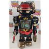 ROBOT 1985 CHENG CHIN TOYS 15'' SPACE WARRIOR NERO LOOSE CONFEZIONE TESTED WORKS