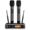 TONOR COPPIA MICROFONI WIRELESS PROFESSIONALI SENZA FILI UHF raggio fino a 60 mt.