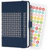 SIGEL J4204 Jolie Agenda settimanale 2024, copertina rigida, 9,5 x 15 cm, 174 pagine, blu scuro