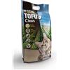 Croci Lettiera Tofu Clean 20L - Lettiera Gatti agglomerante, Biodegradabile si getta nel WC, 100% vegetale, Sabbia Antiodore di lunga durata