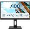 Aoc Monitor Led 24 Aoc Q24P2Q 2560x1440 Quad HD/4ms/Nero [Q24P2Q]
