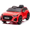 Mondial Toys Auto Elettrica Macchina per Bambini 12V Audi RS 6 con Sedile Pelle e Telecomando