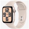 Apple Watch SE 2023 2a gen GPS 40mm Cassa Alluminio Galassia Cinturino Starlight