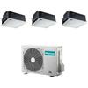 Hisense Condizionatore Inverter Cassetta 4 Vie Hisense Trial 9000+9000+12000 Btu A++